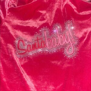 Vintage Victoria's Secret Sexy Little Things Santa Baby hooded zip up fur jacket